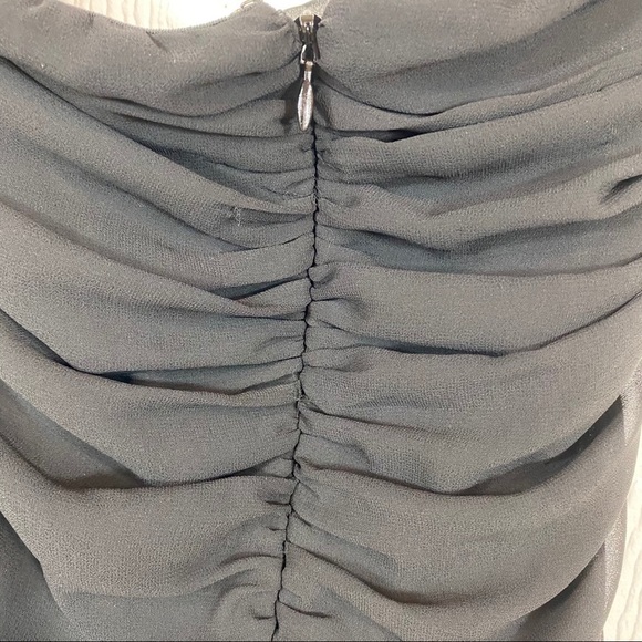 Express Black Strapless Cocktail Dress - Picture 5 of 7